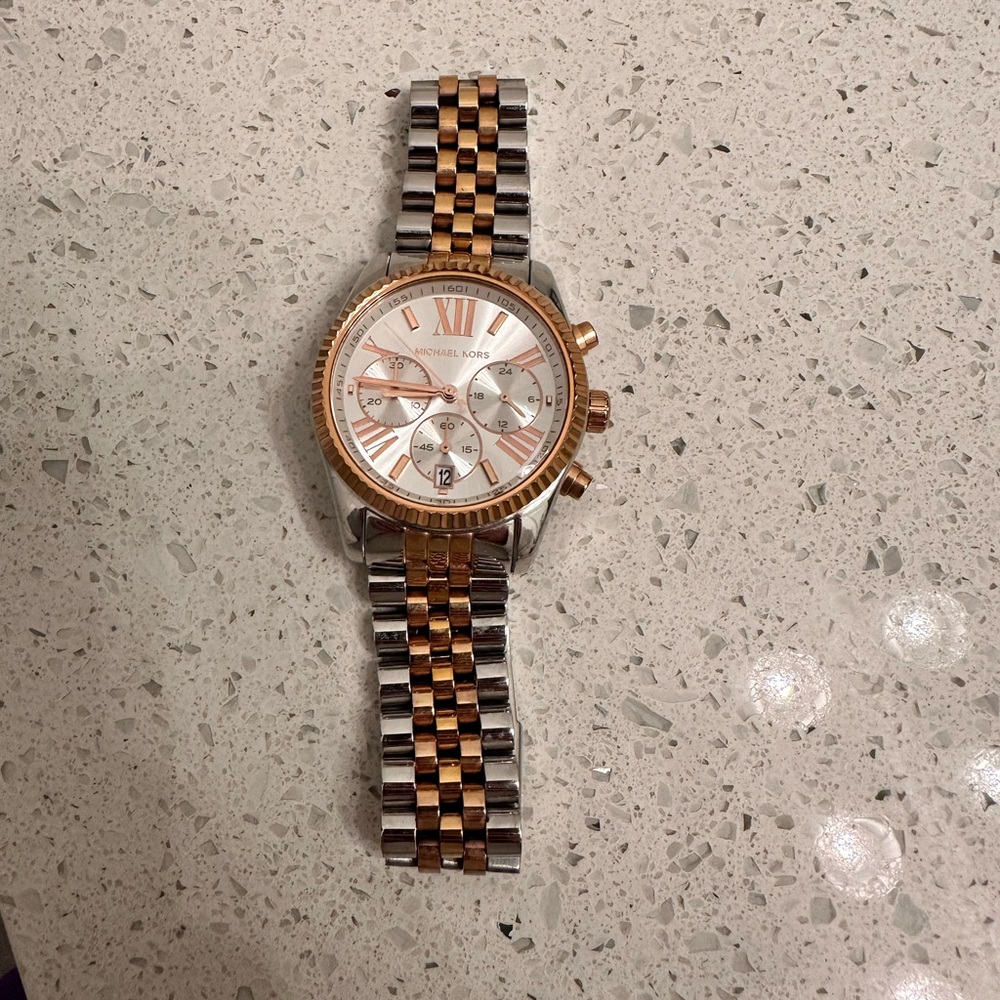 Women's Lexington Tri-Tone Stainless Steel Watch 38mm